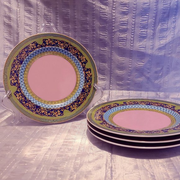 Versace Home Dining Versace Rosenthal Russian Dream Dessert Plates